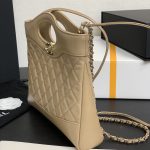 beige3 Chanel 24S 31 Mini Tote Bag Beige - chanel mini tote beige dupe detail 5