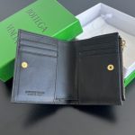 bifold-brown-6 Bottega Veneta Bifold Zipper Wallet - back view