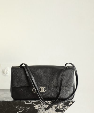 Chanel 26S Maxi Flap Bag Black