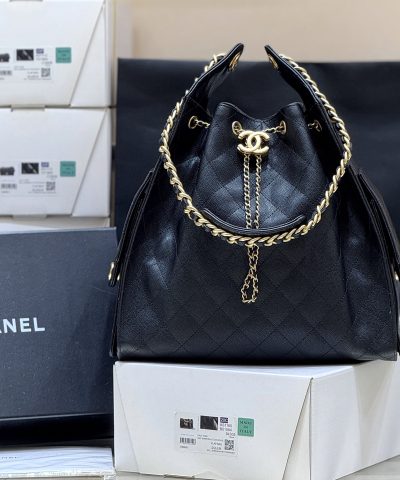 Chanel 25 Medium Bag Black