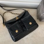 Chanel 24P Messenger Hobo Black 3