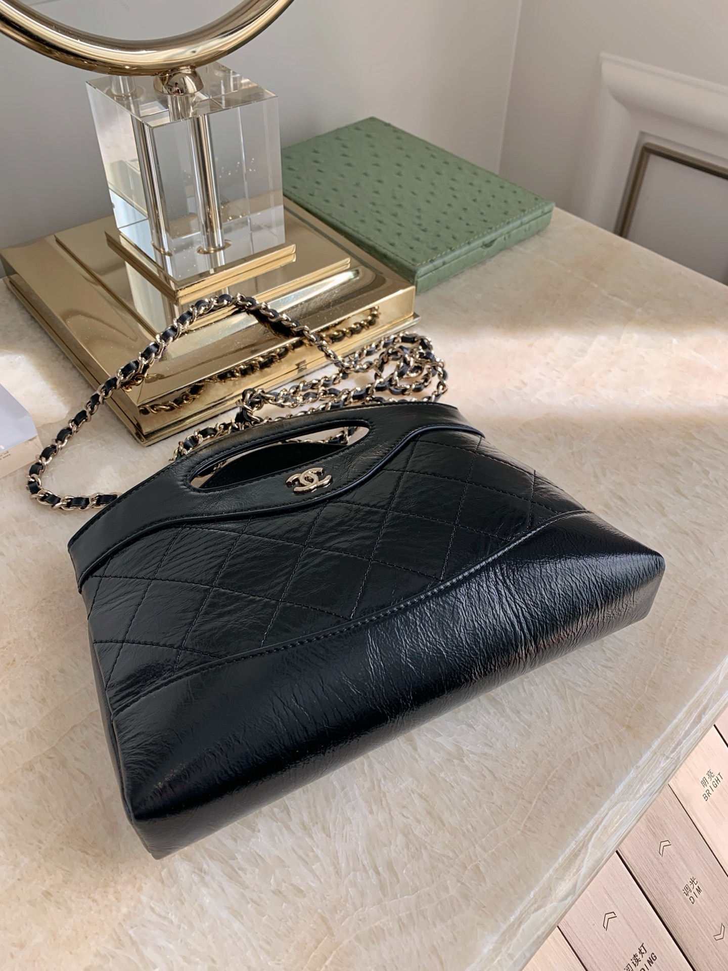 black1.jpg Chanel 24S 31 Nano Tote Bag Black - fake chanel 31 nano tote detail 3