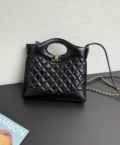 Chanel 24S 31 Mini Tote Bag Black