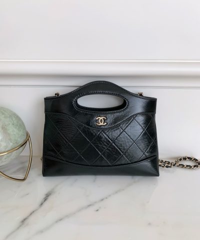 Chanel 24S 31 Nano Tote Bag Black