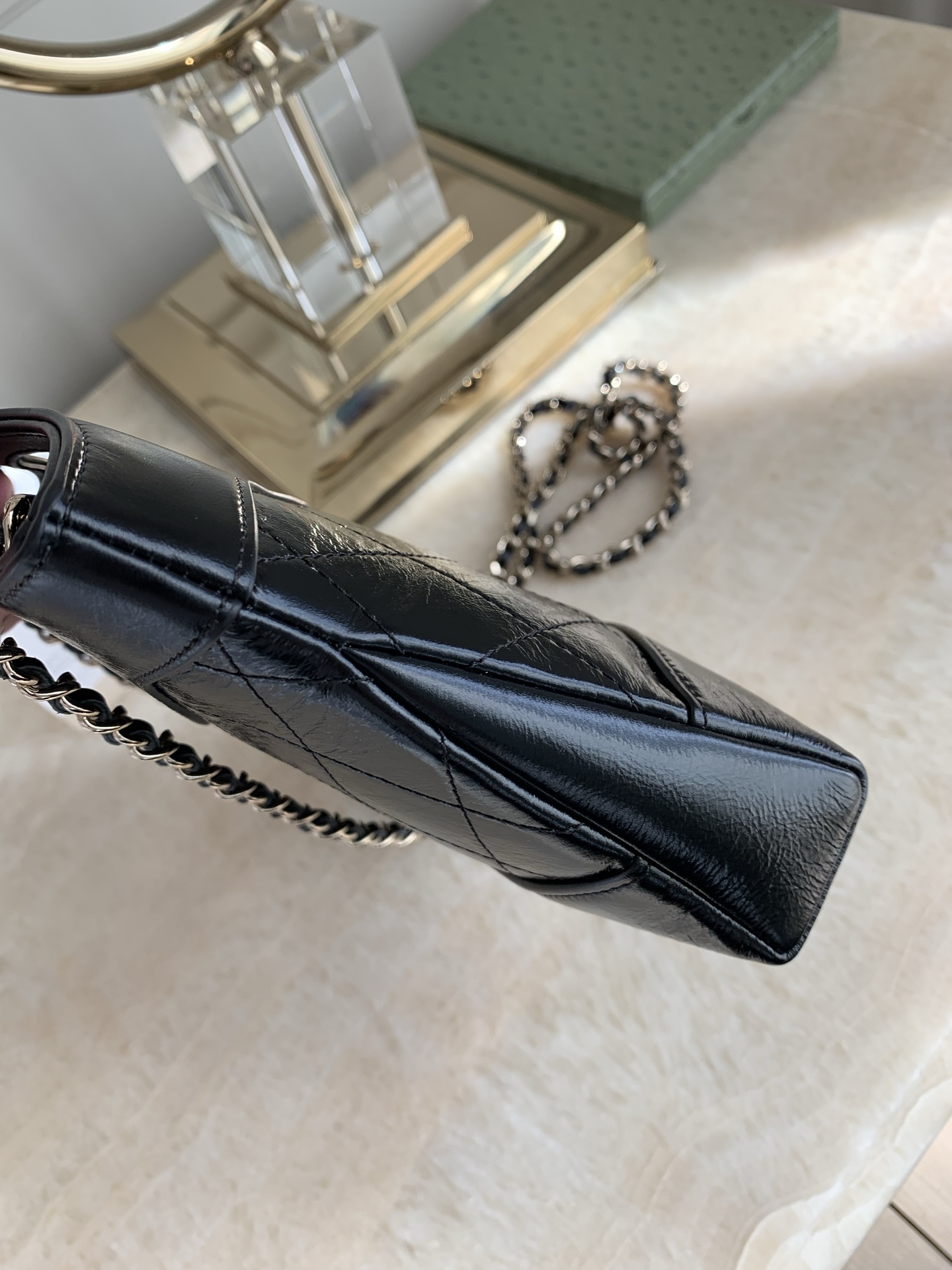 black4.jpg Chanel 24S 31 Nano Tote Bag Black - fake chanel 31 nano tote detail 6