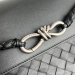 bottega-veneta-andiamo-messenger-black-5 Bottega Veneta Andiamo Messenger Replica Black - View 6 | Intrecciato Detail