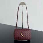 bottega-veneta-andiamo-pouch-deep-mahogany-1 Bottega Veneta Andiamo Pouch Replica Deep Mahogany - View 2 | Intrecciato Detail