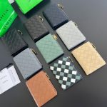 Bottega Veneta Bifold Zipper Wallet - Premium Italian Leather Replica | LuxeCarryMe