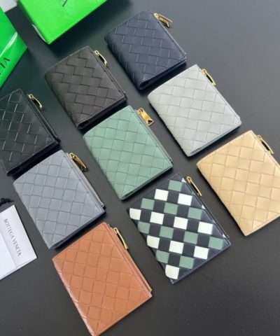 Replica Bottega Veneta Bifold Zipper Wallet