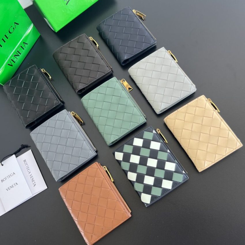 bottega veneta bifold zipper wallet Bottega Veneta Bifold Zipper Wallet - Premium Italian Leather Replica | LuxeCarryMe