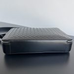 bottega veneta briefcase black 7 Bottega Veneta Gateway Slim Briefcase - hardware closeup