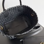 bottega-veneta-cabat-mini-black-6 Bottega Veneta Cabat Mini Replica Black - View 7 | Intrecciato Detail