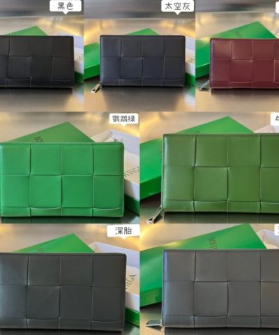 Replica Bottega Veneta Intrecciato Zip Wallet