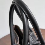 Bottega Veneta Pinacoteca Medium Replica Black - View 4 | Intrecciato Detail