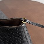 Bottega Veneta Pinacoteca Medium Replica Black - View 7 | Intrecciato Detail