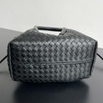 Bottega Veneta Pinacoteca Small Replica Black - View 3 | Intrecciato Detail