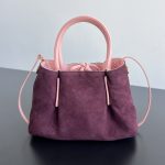 Bottega Veneta Pinacoteca Small Replica Pink - View 5 | Intrecciato Detail