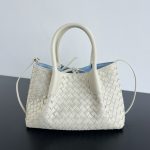 Bottega Veneta Pinacoteca Small Replica Sea Salt - View 2 | Intrecciato Detail