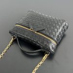 bottega-veneta-soft-vanity-black-2 Bottega Veneta Soft Vanity Replica Black - View 3 | Intrecciato Detail