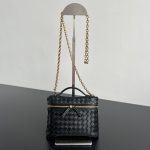 bottega-veneta-soft-vanity-black-4 Bottega Veneta Soft Vanity Replica - side angle