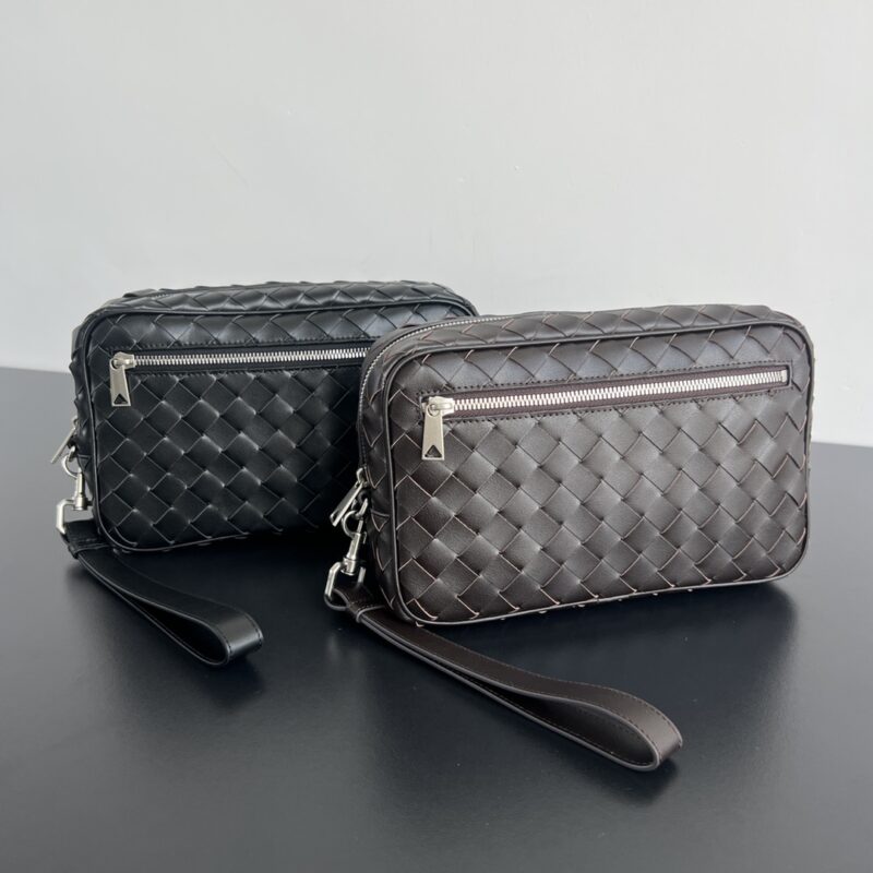 bottega veneta wristband clutch 1 Bottega Veneta Wristband Clutch Black - View 2 | Intrecciato Detail