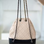 Chanel Gabrielle Backpack Beige 7