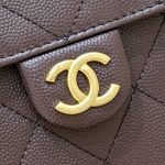 Chanel 25 Medium Bag Brown - fake chanel 25 medium brown detail 6