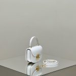 Celine Mini Triomphe White Gallery 1 Celine Mini Triomphe White Gallery 1 - Replica Celine Bag