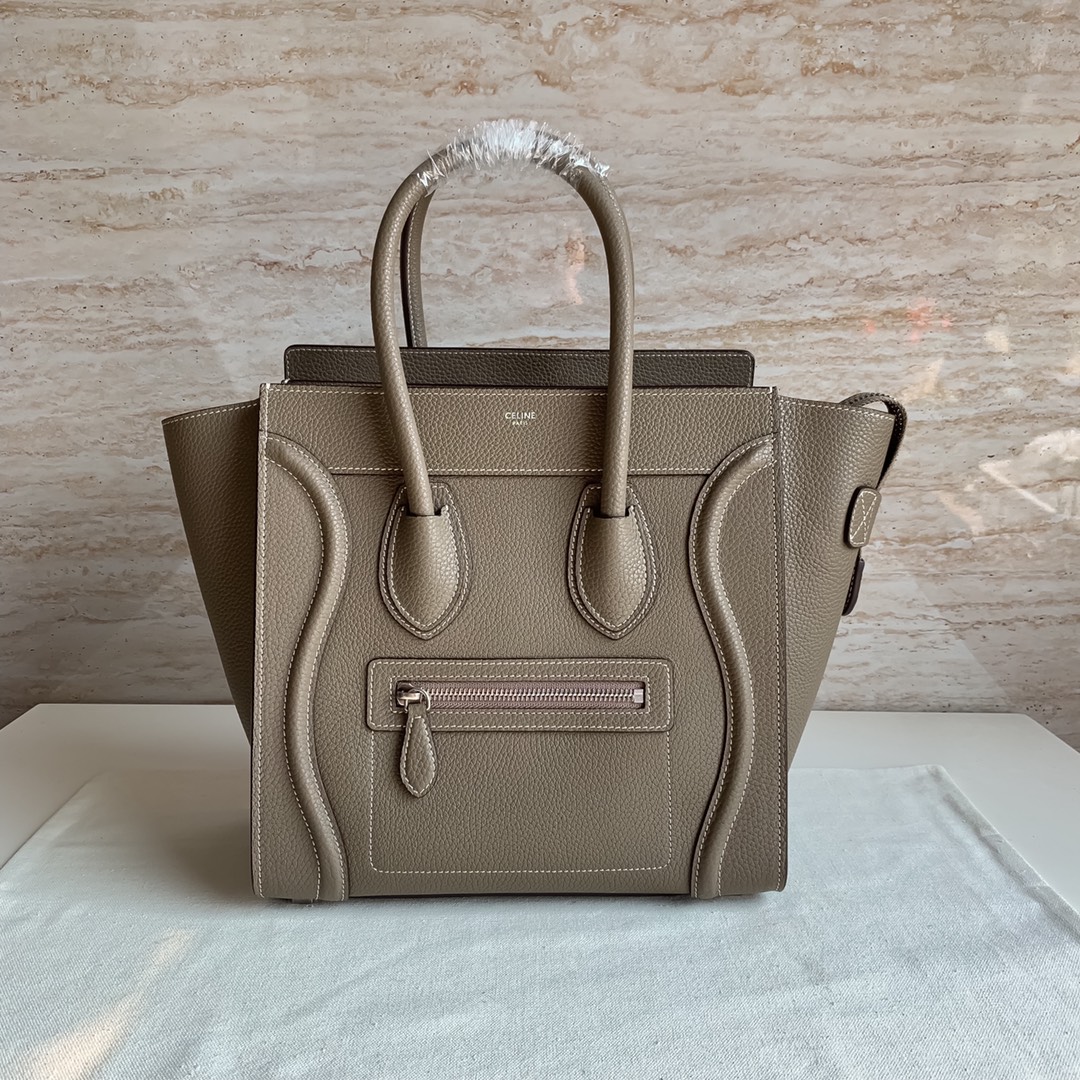 celine-phantom-bagaglio-beige-8 Borsa Celine Phantom Luggage Tote - vista frontale