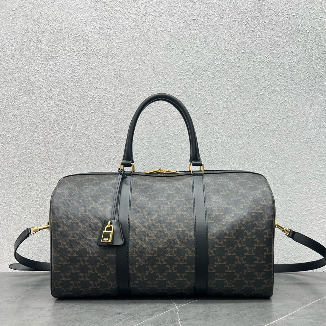 bolso de viaje Celine negro 7 Bolso de viaje Celine - vista frontal
