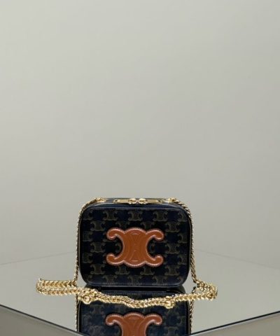 Celine Triomphe Box On Chain - Replica Celine Bag