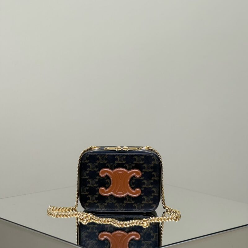 Celine Triomphe Box On Chain Celine Triomphe Box On Chain - Replica Celine Bag