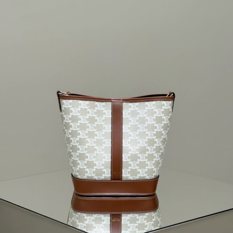 Celine Triomphe Bucket White Gallery 1 Celine Triomphe Bucket White Gallery 1 - Replica Celine Bag