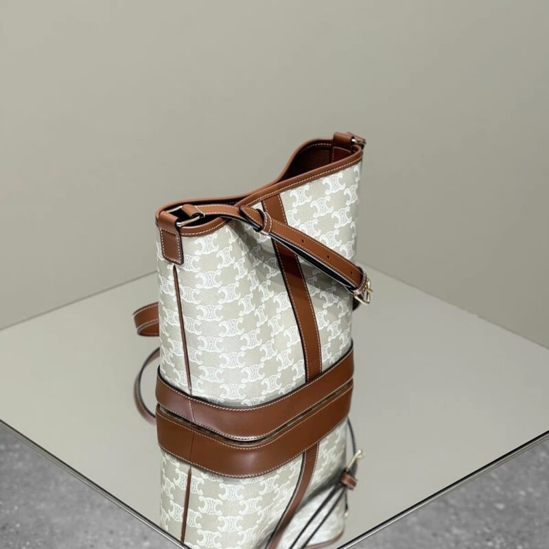 Celine Triomphe Bucket White Gallery 4 Celine Triomphe Bucket White Gallery 4 - Replica Celine Bag