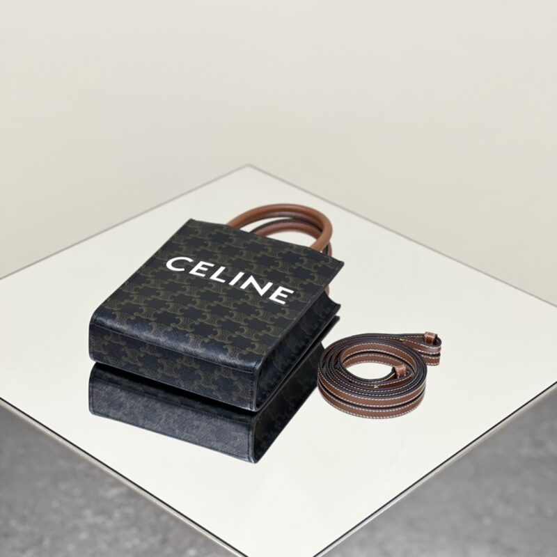 Celine Triomphe Cabas Mini Tote Gallery 5 Celine Triomphe Cabas Mini Tote Gallery 5 - Replica Celine Bag