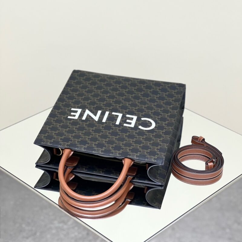 Celine Triomphe Cabas Tote Small Gallery 4 Celine Triomphe Cabas Tote Small Gallery 4 - Replica Celine Bag