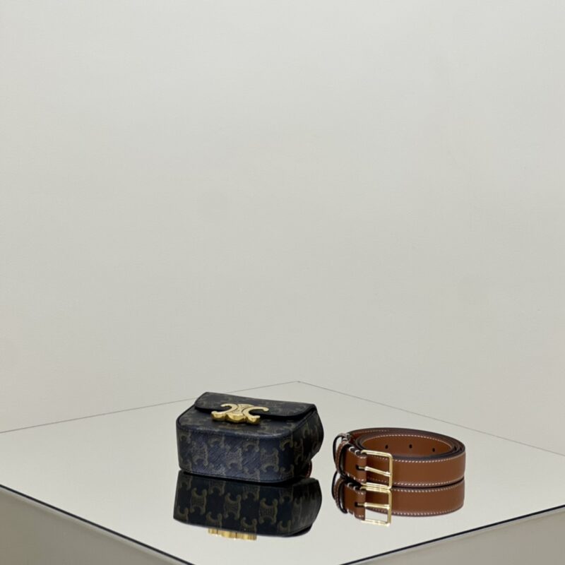 Celine Triomphe Mini Waist Bag Gallery 3 Celine Triomphe Mini Waist Bag Gallery 3 - Replica Celine Bag