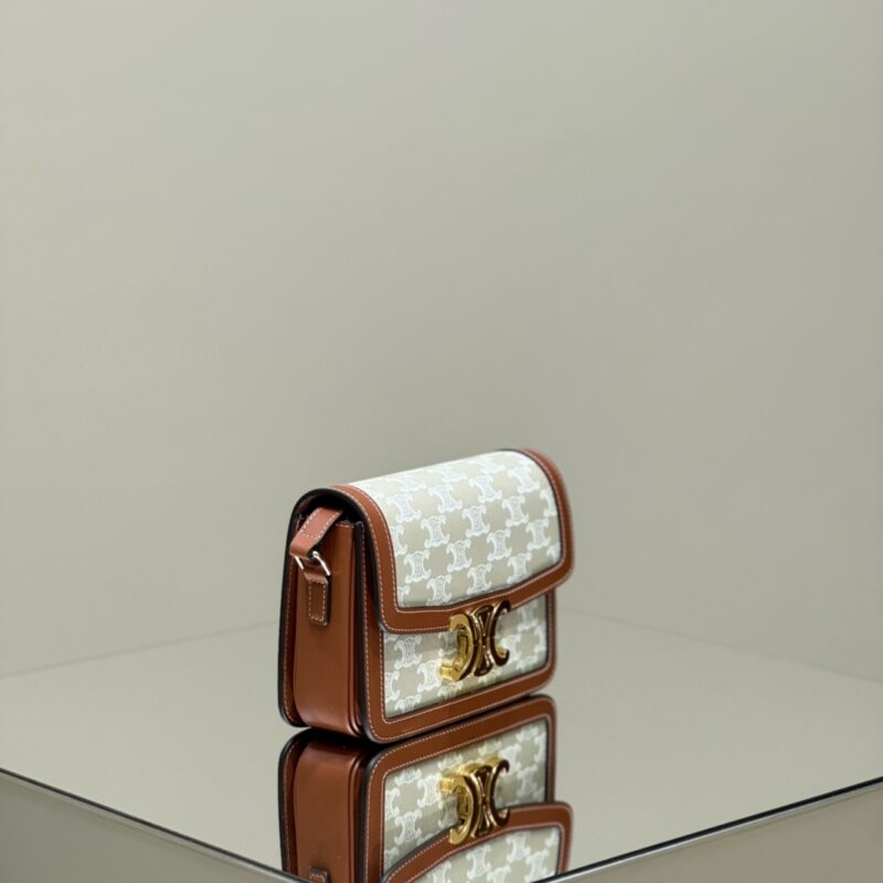 Celine Triomphe Mini White Gallery 1 Celine Triomphe Mini White Gallery 1 - Replica Celine Bag