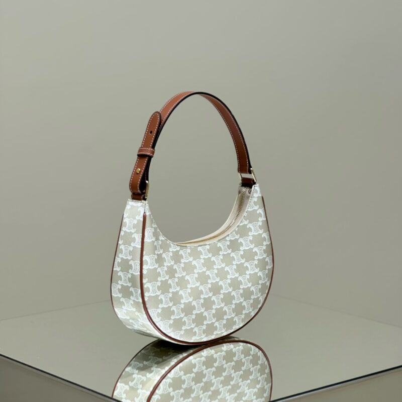 Celine Triomphe Moon Bag White Gallery 1 Celine Triomphe Moon Bag White Gallery 1 - Replica Celine Bag