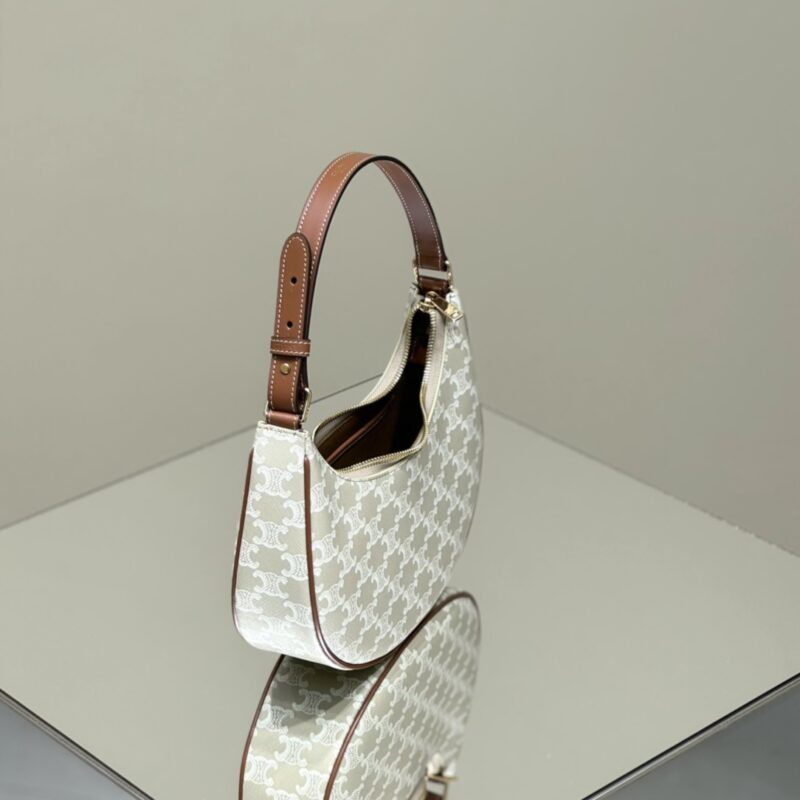 Celine Triomphe Moon Bag White Gallery 4 Celine Triomphe Moon Bag White Gallery 4 - Replica Celine Bag