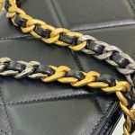 chanel-19-wallet-on-chain-black-gallery-12 CHANEL 19 Wallet on Chain Black - fake chanel woc detail 23