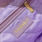 chanel-22-small-handbag-purple-gallery-3 CHANEL 22 Small Handbag Purple - chanel 22 purple dupe detail 5