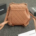 chanel-23a-backpack-small-caramel-gallery-1 CHANEL 23A Backpack Small Caramel - chanel small backpack dupe detail 1