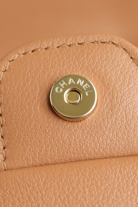 chanel-23a-backpack-small-caramel-gallery-8 CHANEL 23A Backpack Small Caramel - chanel small backpack dupe detail 23
