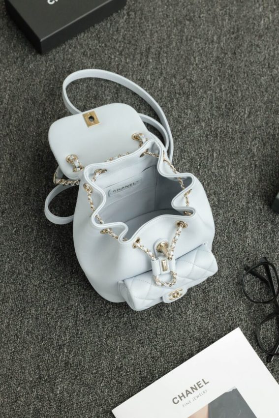 chanel-23a-backpack-small-light-blue-gallery-1 CHANEL 23A Backpack Small Light Blue - fake chanel backpack detail 1