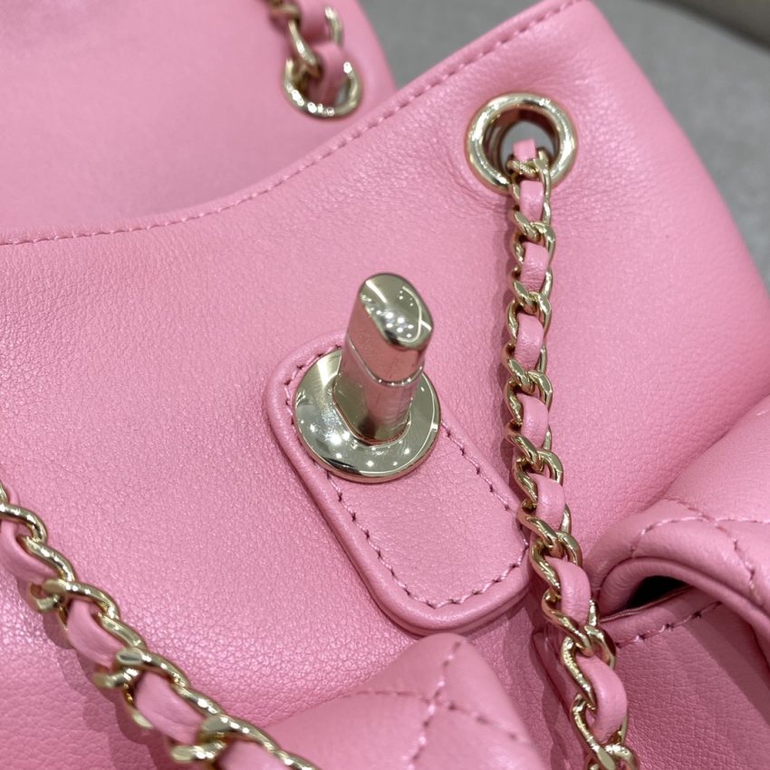 chanel-23a-backpack-small-pink-gallery-7 CHANEL 23A Backpack Small Pink - chanel backpack replica detail 19