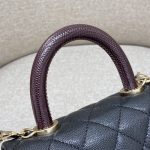Chanel 23p Coco Lizard Handle 3 CHANEL 23P Coco Lizard Handle - chanel coco lizard replica detail 2