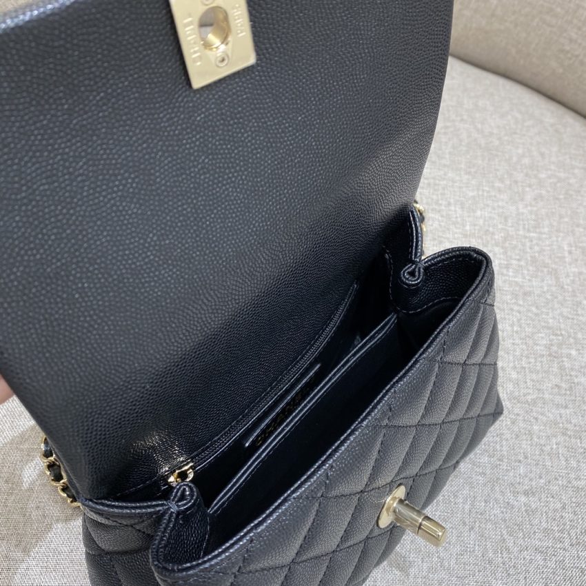 Chanel 23p Coco Lizard Handle 5 CHANEL 23P Coco Lizard Handle - chanel coco lizard replica detail 4