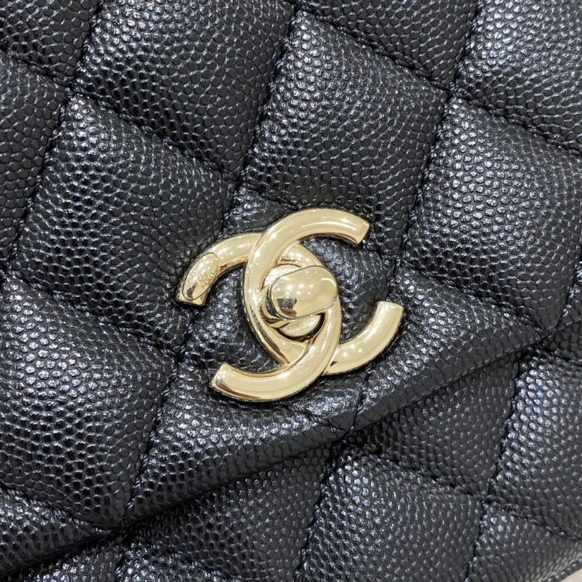 Chanel 23p Coco Lizard Handle 6 CHANEL 23P Coco Lizard Handle - chanel coco lizard replica detail 5