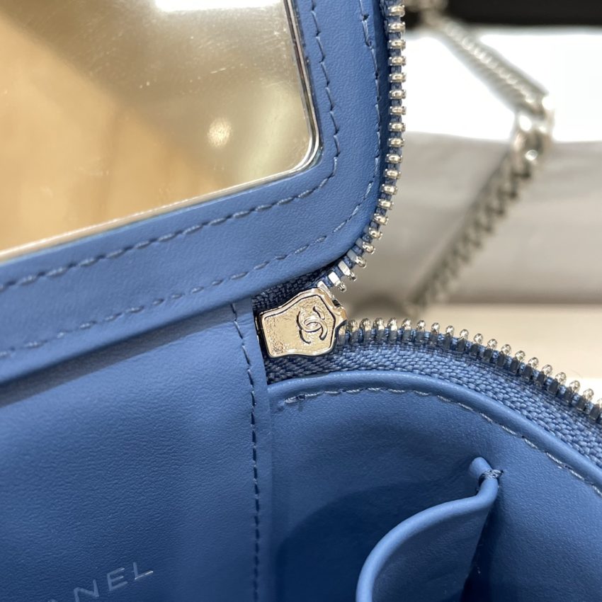 Chanel 23p Lipstick Bag Denim 2 CHANEL 23P Lipstick Bag Denim - chanel lipstick denim dupe detail 1